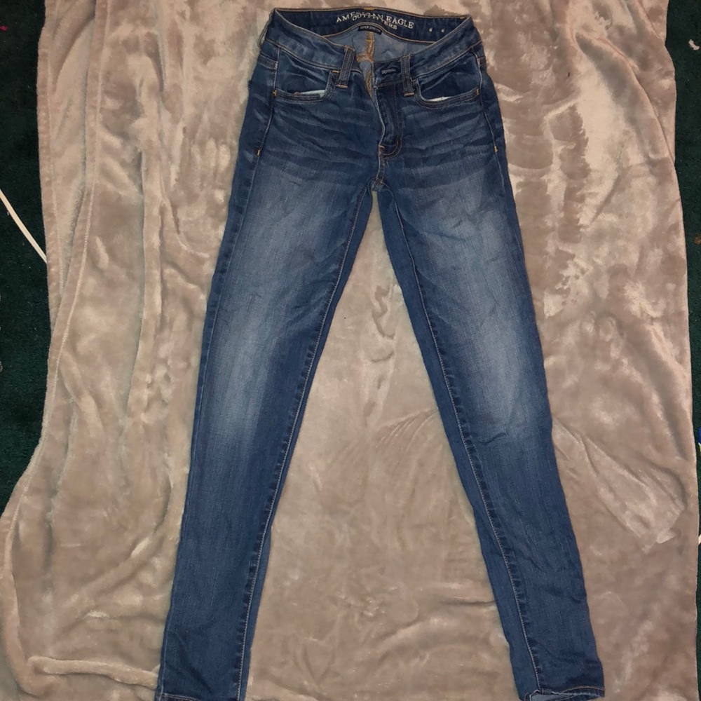 Dark wash American Eagle jeans